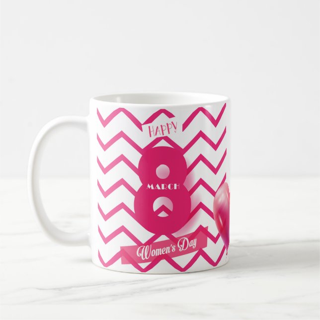 Mug Bonne journée des femmes ! Fête internationale du  (Gauche)