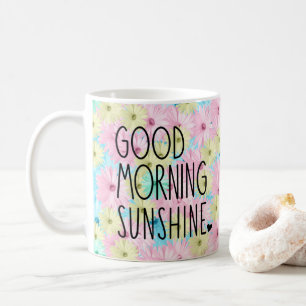 Mug Bonne matinée soleil floral