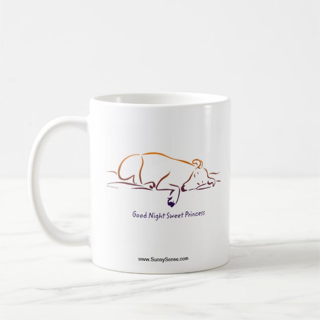 Mug Bonne Nuit Douce Princesse (Gauche)