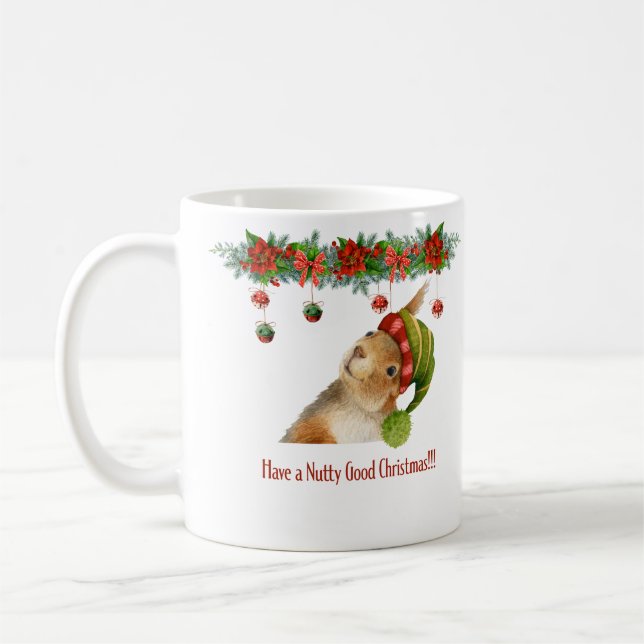 Mug Bonne nuit Noël à l'écureuil (Gauche)