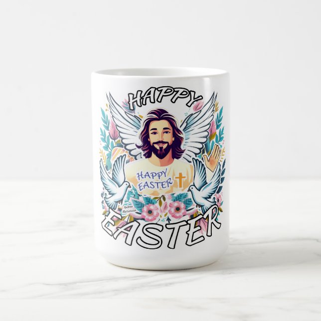 Mug Bonne Pâques avec Jésus (Centre)