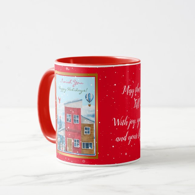 Mug Bonne Personnaliser des jours fériés (Devant gauche)