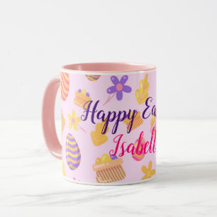 Mug Bonne Personnaliser Pâques violettes