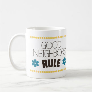 Mug Bonne règle de voisins
