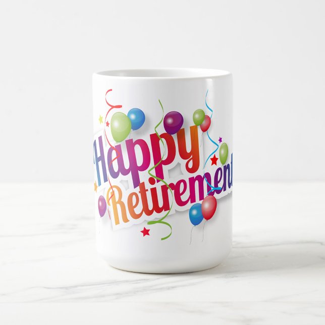 Mug Bonne retraite (Happy Retirement Colorful Letters Coffee Mug!)