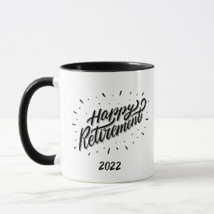 Mug Bonne retraite 2022 - Cadeau de retraite -