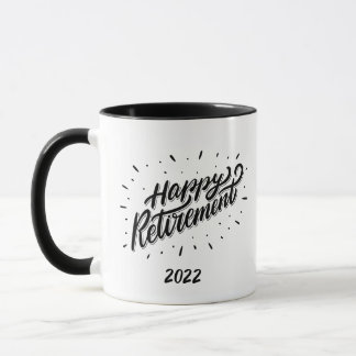 Mug Bonne retraite 2022 - Cadeau de retraite -