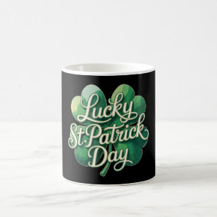 Mug Bonne Saint-Patrick Typographie Vintage Quatre