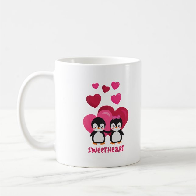 Mug Bonne Saint Valentin 2023 Mon coeur doux (Gauche)