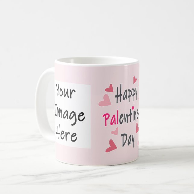 Mug Bonne Saint-Valentin Saint-Valentin Personnalisé (Devant gauche)