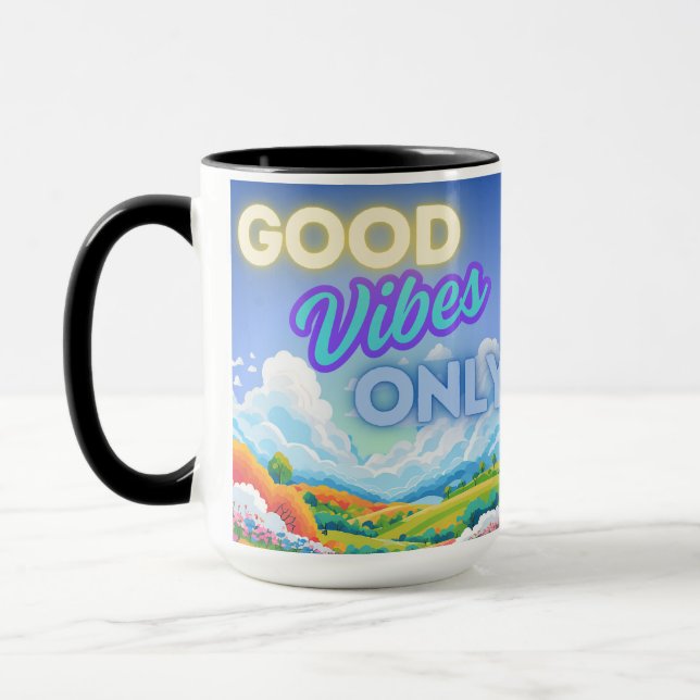 Mug Bonne Vibration Seulement (Gauche)