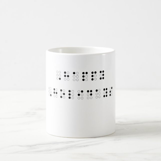 Mug Bonnes fêtes dans le braille (Centre)