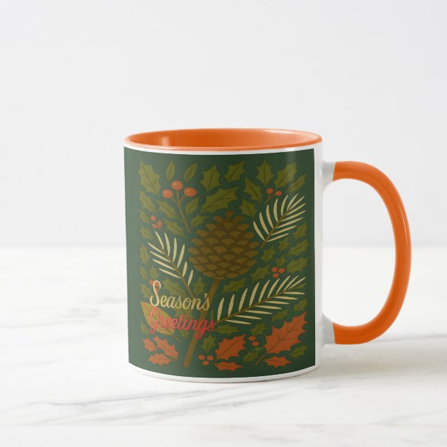 Mug Bonnes Fêtes d'automne et d'hiver (Droite)