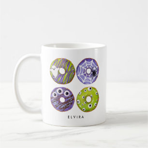 Mug Bons beignets vert et pourpre Éffrayants