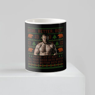 Mug Bons Meilleurs Pires Costumes de Noël Personnalisé