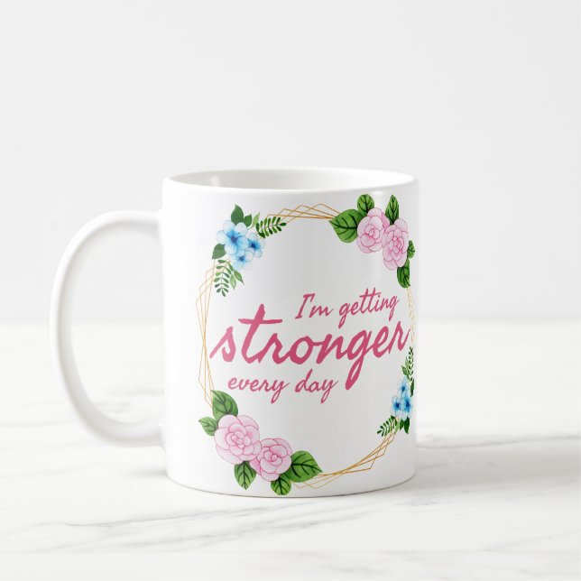 Mug bons positifs citations pour le travail (Gauche)