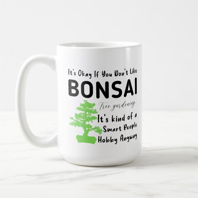 Mug Bonsai tree Art japonais pour maître jardinier (Gauche)