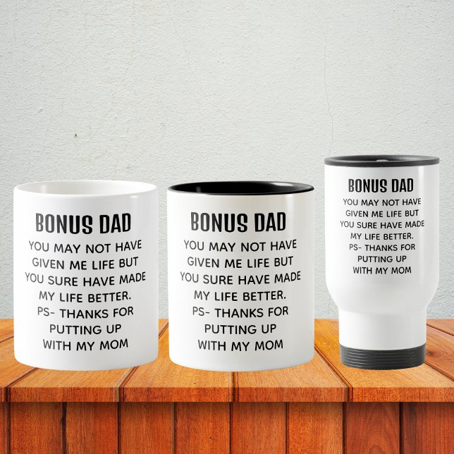Mug Bonus amusant Papa Appréciation (Funny Bonus Dad Appreciation)
