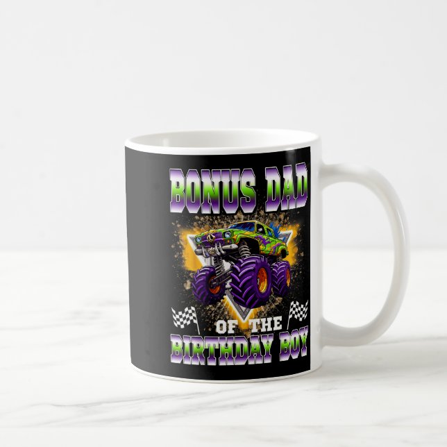 Mug Bonus Dad Of The Birthday Boy Monster Truck Birthd (Droite)