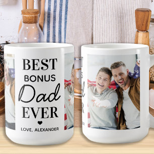 Mug BONUS DAD Personnalisé 2 Photo Fête des pères
