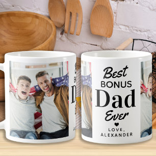 Mug BONUS DAD Step Papa Fête des pères personnalisée 2