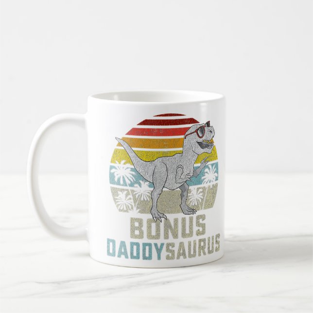 Mug Bonus Daddy Saurus T Rex Daddysaurus Stepdad Match (Gauche)