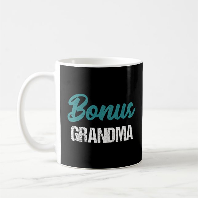 Mug Bonus Grand-Mère Amusante Fête Des Mères Pas Grand (Gauche)