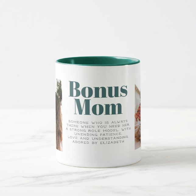 Mug Bonus Maman Typographie Customisée (Centre)