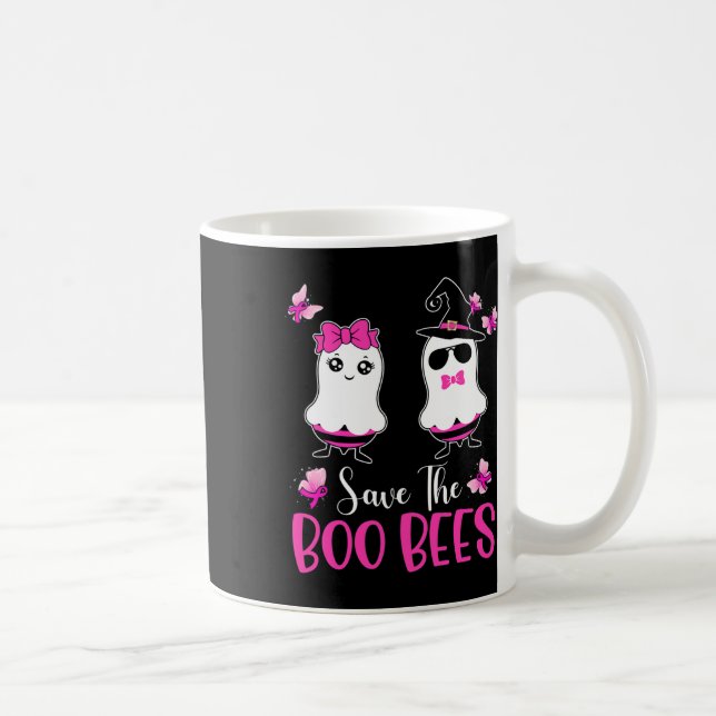 Mug Boo Bees Amusants Sensibilisation au cancer du sei (Droite)