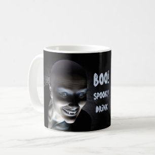 Mug Boo ! Boire éffrayant. Drôle vampire Halloween