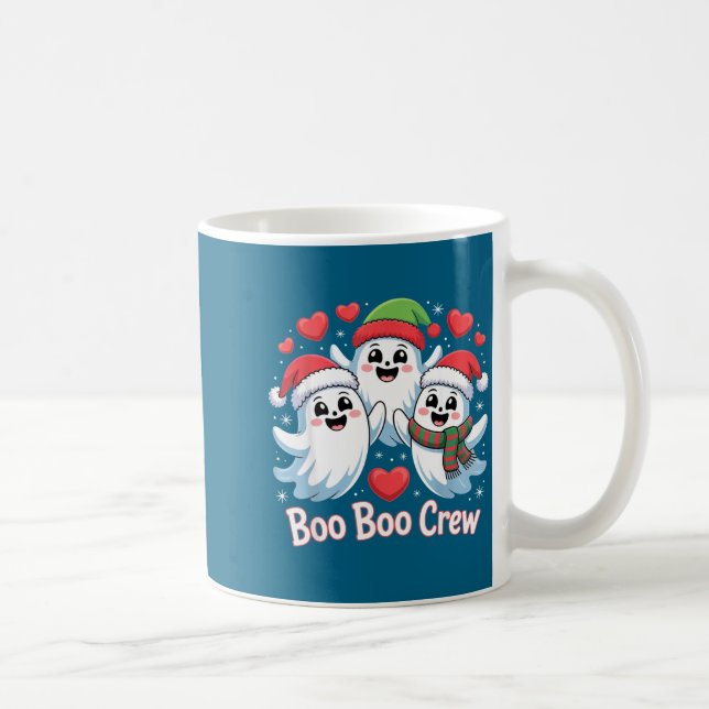 Mug Boo-boo Crew Christmas Ghost Santa Hat Halloween H (Droite)