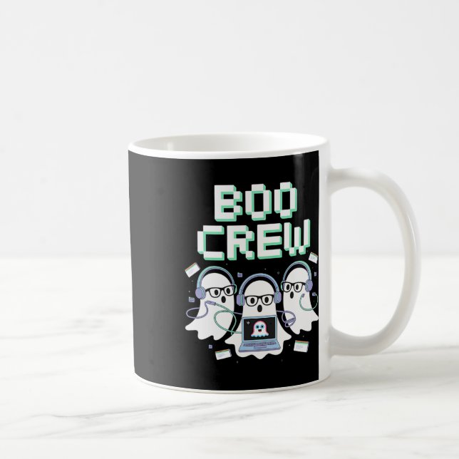 Mug Boo Crew Halloween It Tech Help Desk Support Stem (Droite)