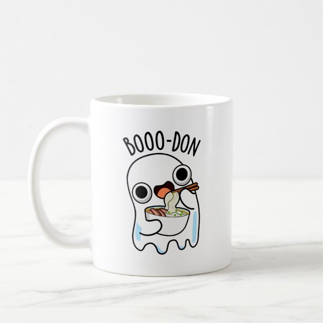 Mug Boo-don Drôle Fantôme Udon Pun  (Gauche)