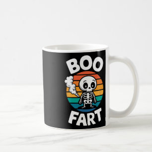 Mug Boo Fart Drôle Farny Skeleton Pour Halloween