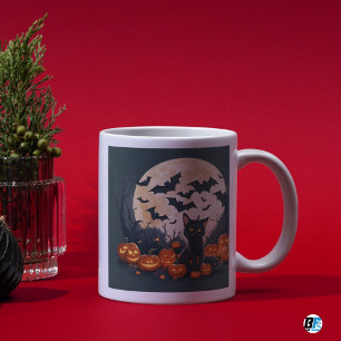 Mug Boo ! Halloween foncé Thème Cadeau Design