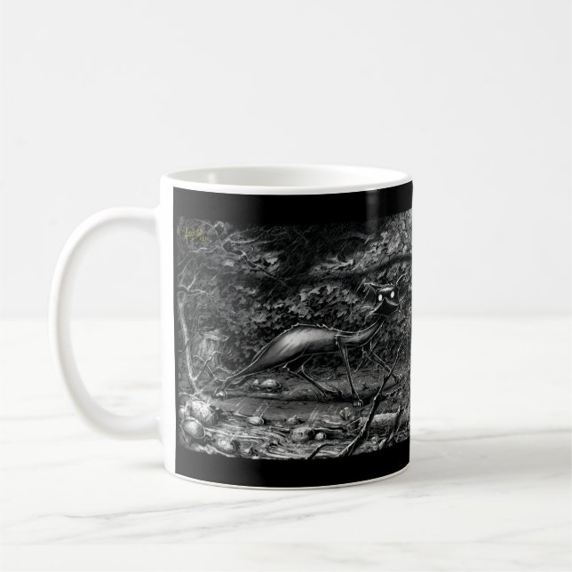 Mug Boo Kitty pris dans une boule de café à la tempête (Gauche)