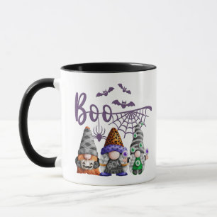 Mug Boo Purple Parties scintillant Halloween Gnomes