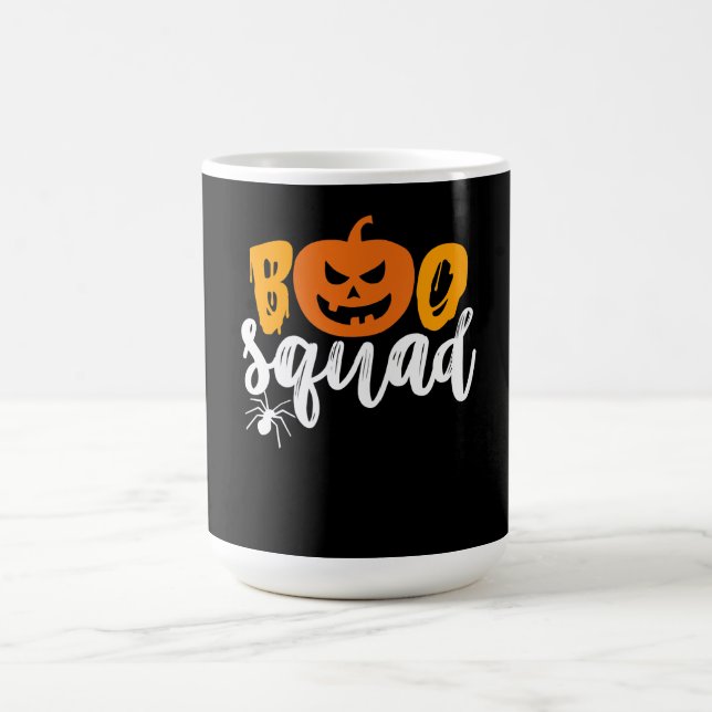 Mug Boo Squad - Drôle Citrouille Spider Halloween (Centre)