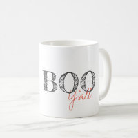 Boo Y'all Texte moderne Halloween Amusement Sud