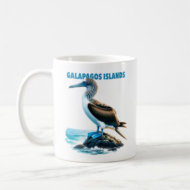 Mug Booby aux pieds bleus Galápagos (Gauche)