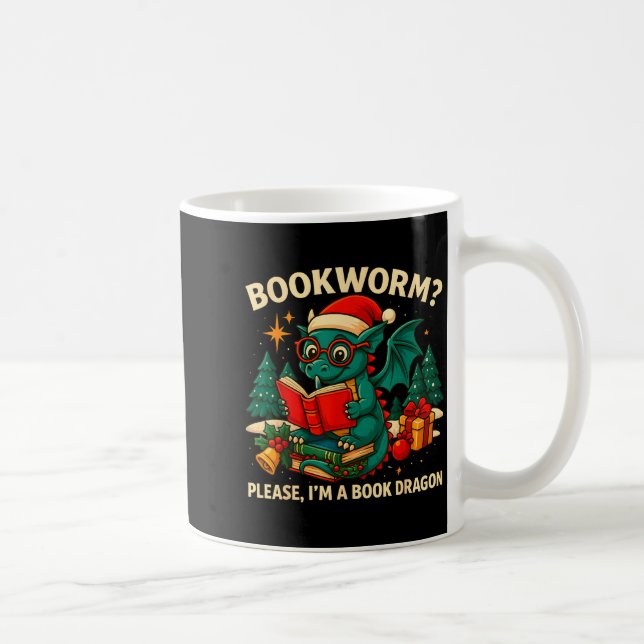 Mug Book Dragon Christmas Reading Gift For Fantasy Lov (Droite)