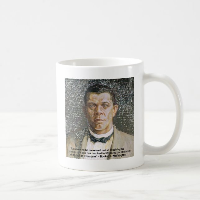 Mug Booker T. Washington et citation sur le succès (Droite)