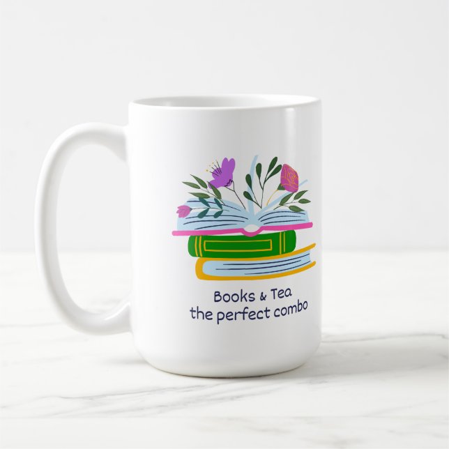 Mug Books and Tea - The Perfect Combo (Gauche)