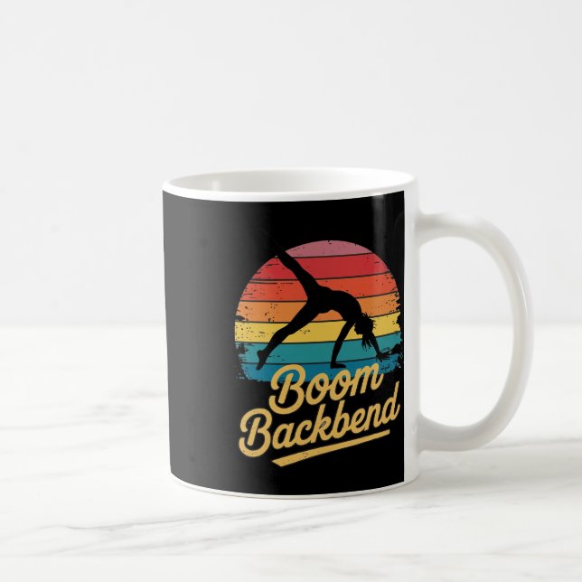 Mug Boom Ckbend Pose de yoga rétro Statement Athlétiqu (Droite)
