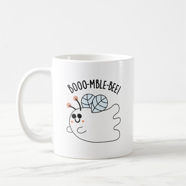 Mug Boomble Bee Funny Ghost Bee Pun (Gauche)