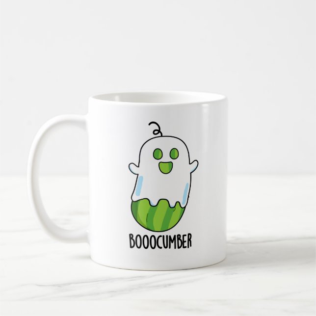 Mug Booocumber Funky Ghost Concomber Pun (Gauche)