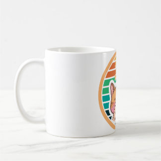 Mug Boop Le Museau Mème De Chat Coucher De Soleil Rétr
