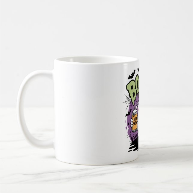 Mug Boosch Brew Ghost Halloween Design (Gauche)