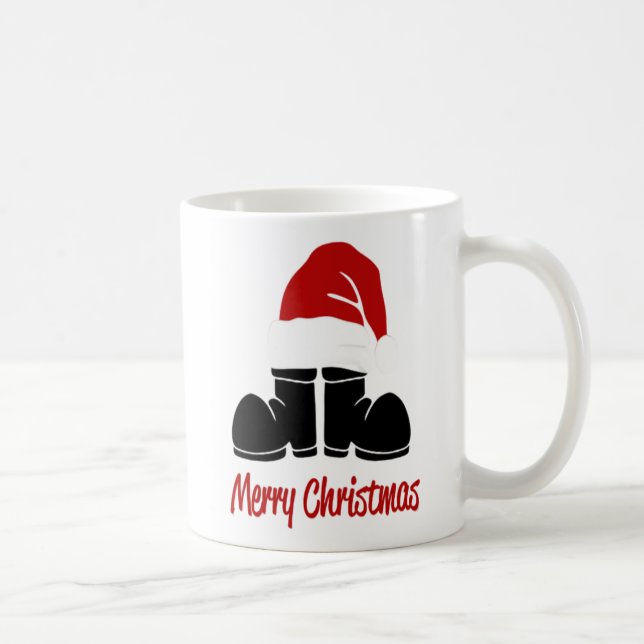 Mug Boots de Noël en famille père Noël (Droite)