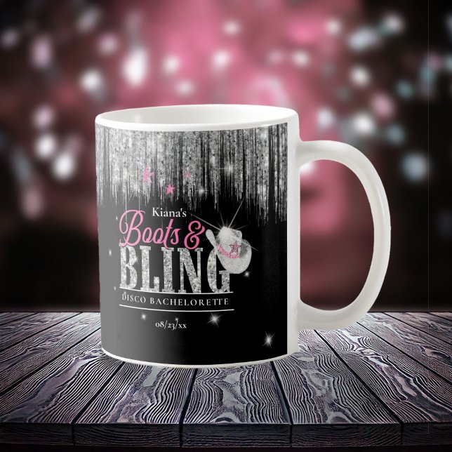 Mug Boots 'n Bling Disco Bachelorette ID925 (Créateur téléchargé)